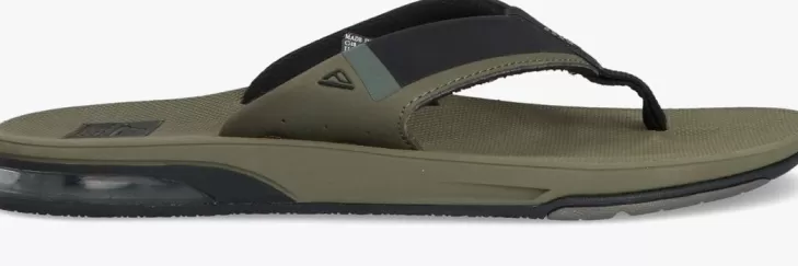 Discount REEF E Teenslippers Fanning Groen