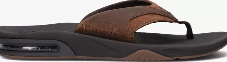 Sale REEF E Teenslippers Fanning Bruin