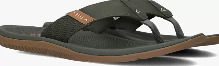 Hot REEF E Teenslippers Santa Ana Groen