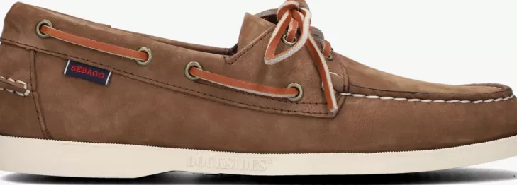 Clearance SEBAGO E Veterschoenen Docksides Bruin