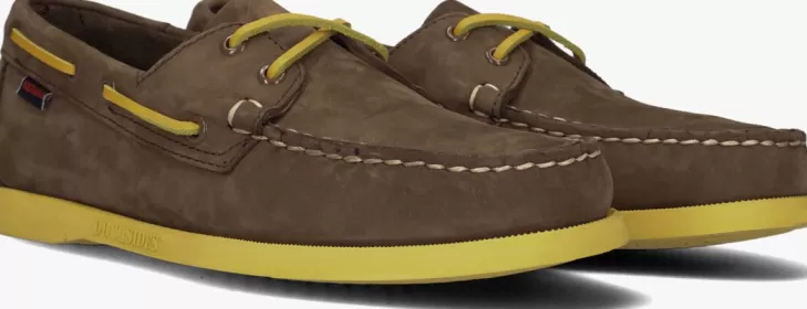 Clearance SEBAGO E Veterschoenen Docksides Bruin