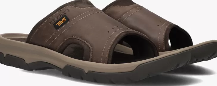 Cheap TEVA E Slippers Langdon Slide Bruin