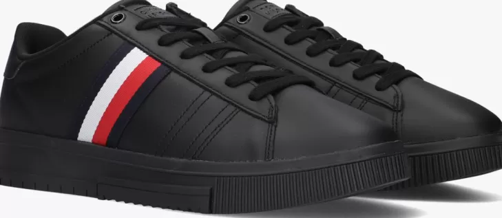 Clearance TOMMY HILFIGER E Lage Sneakers Supercup Zwart