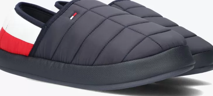 Best TOMMY HILFIGER E Pantoffels Comfort Hilfiger Rwb Homeslipper Zwart