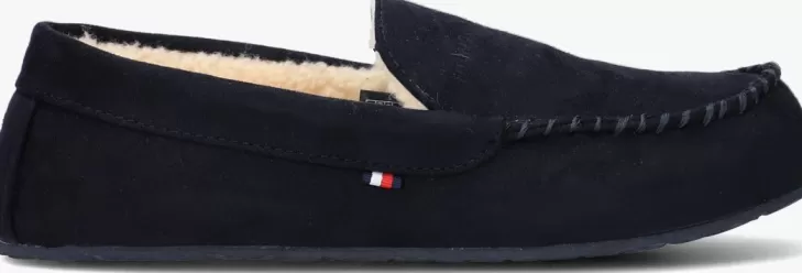 Best TOMMY HILFIGER E Pantoffels Hilfiger Driver Homeslipper Blauw