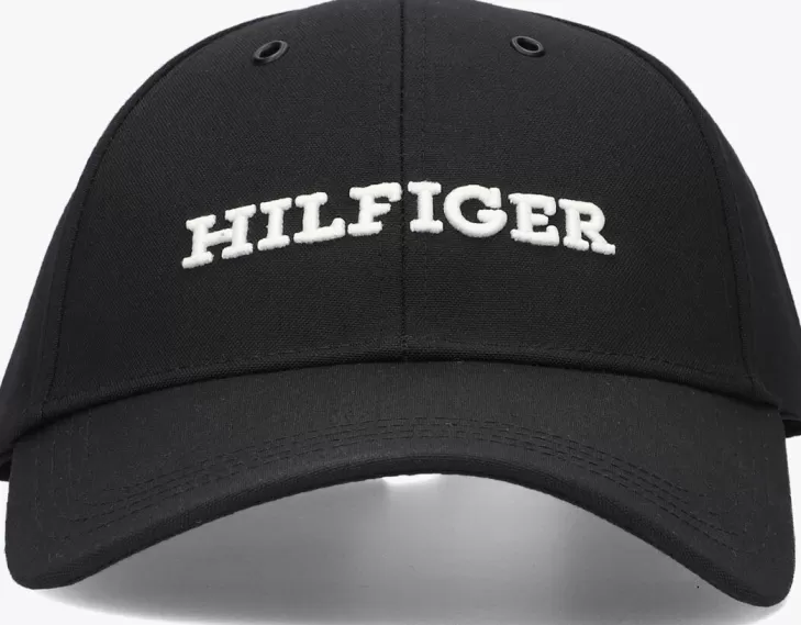 New TOMMY HILFIGER E Pet Hilfiger Cap Zwart