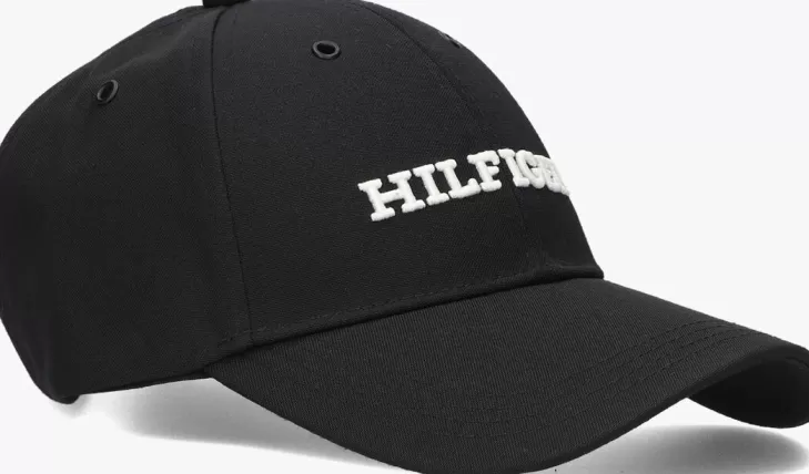 New TOMMY HILFIGER E Pet Hilfiger Cap Zwart