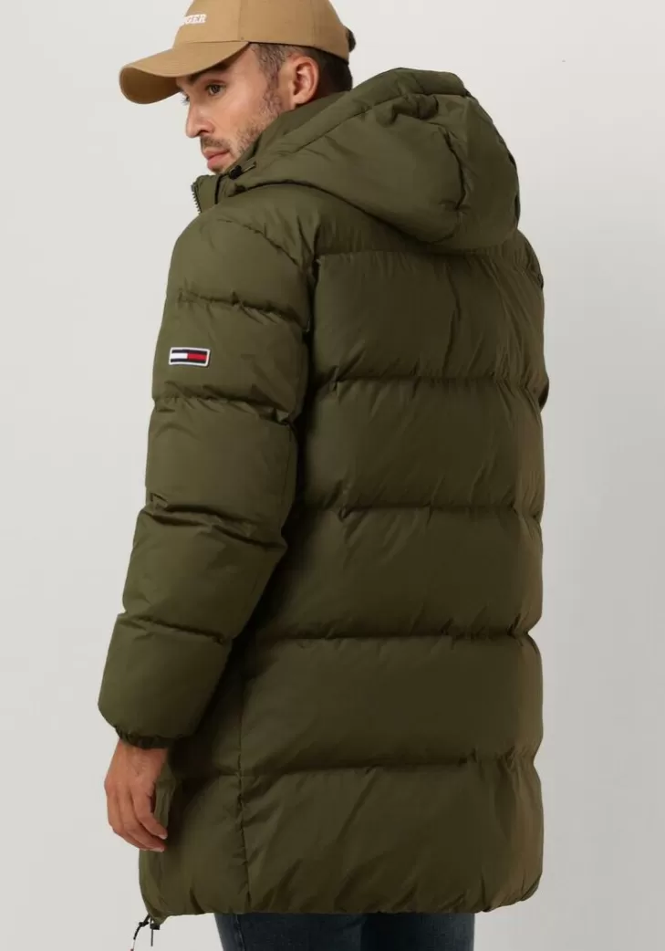 Store TOMMY JEANS E Gewatteerde Jas Tjm Essential Down Parka Groen