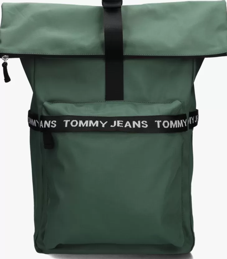 Sale TOMMY JEANS E Rugtas Tjm Essential Rolltop Backpack Groen