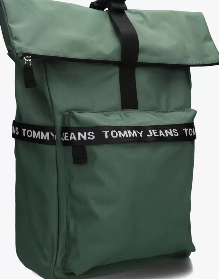 Sale TOMMY JEANS E Rugtas Tjm Essential Rolltop Backpack Groen