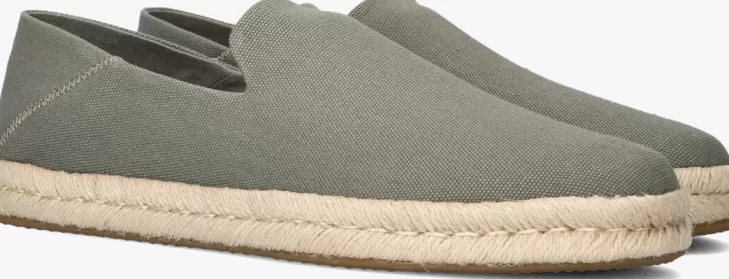 Cheap TOMS E Espadrilles Santiago Heren Groen