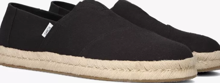 Flash Sale TOMS E Loafers Alp Rope 2.0 Zwart