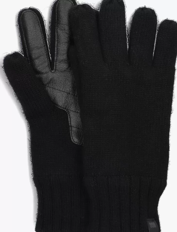 New UGG E Handschoenen Knit Beanie And Glove Set Zwart