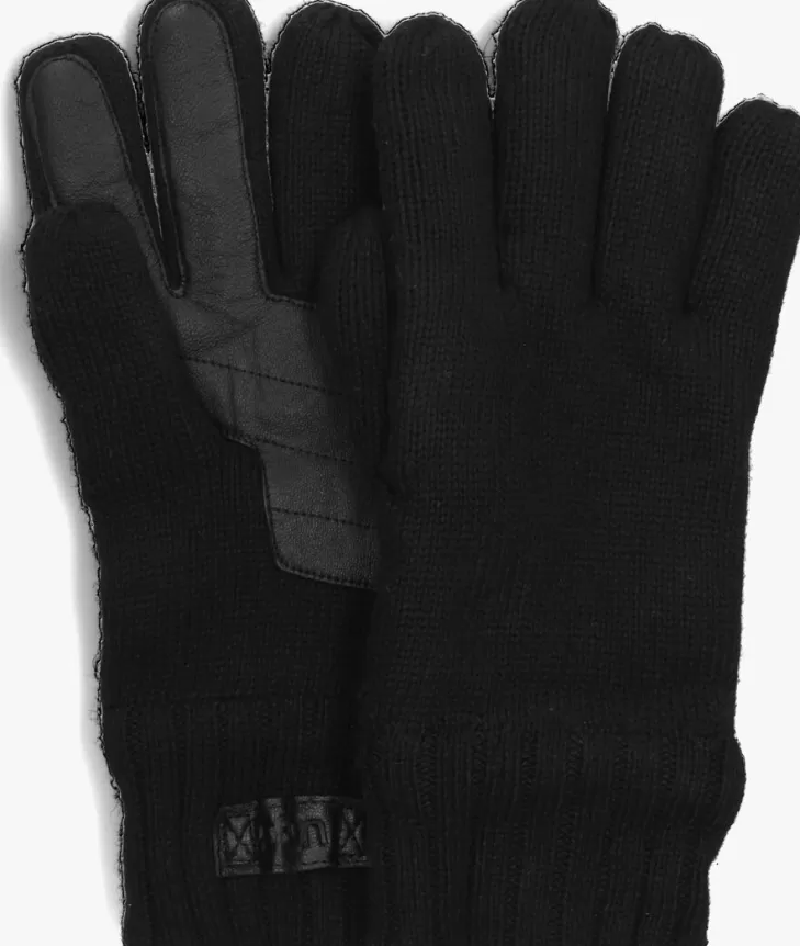 Clearance UGG E Handschoenen Knit Beanie With Glove Set Zwart