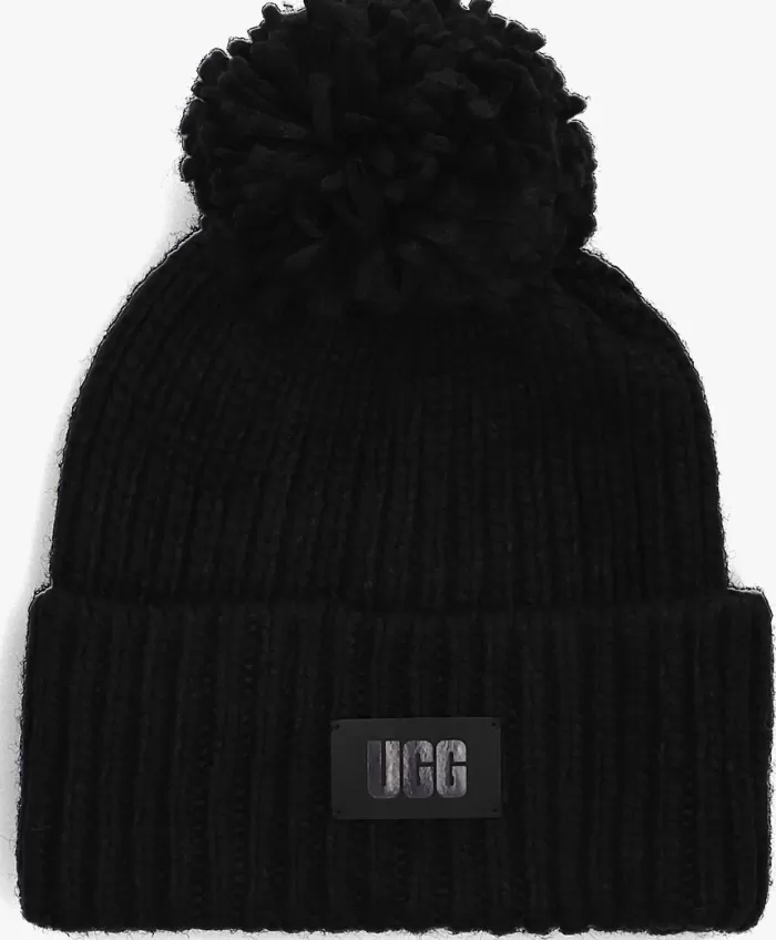 Dames UGG Mutsen^E Muts Chunky Rib Knit Beanie W Pom