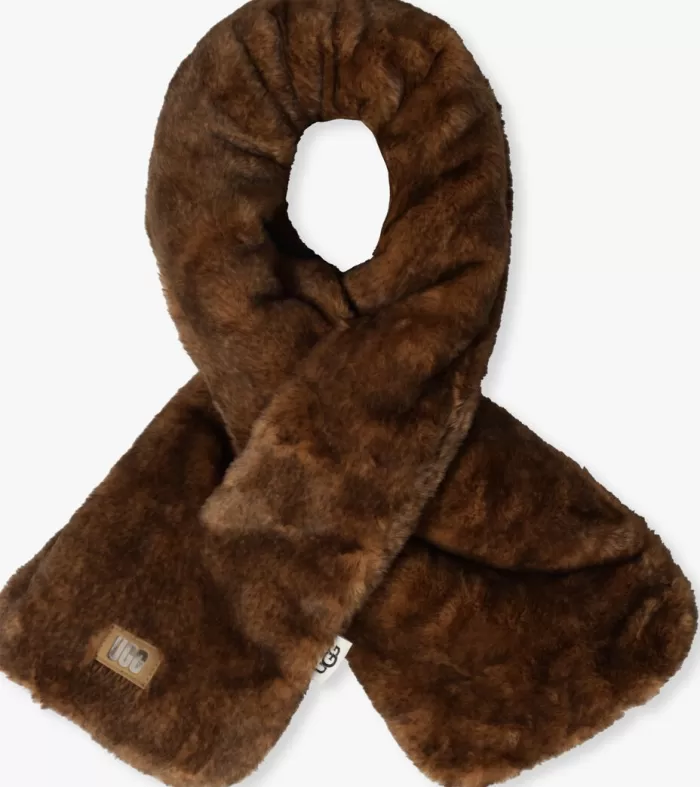 Dames UGG Sjaals^E Sjaal Faux Fur Pull Thru Scarf