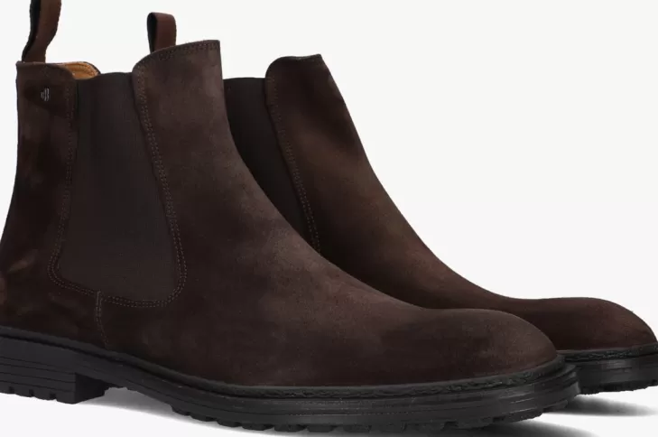 Sale VAN BOMMEL E Chelsea Boots Sbm-60004 Bruin