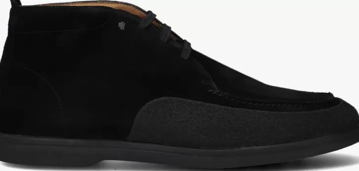 Outlet VAN BOMMEL E Veterschoenen Sbm-50027 Zwart