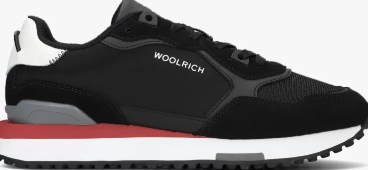 Hot WOOLRICH E Lage Sneakers Retro Sneaker Man Zwart