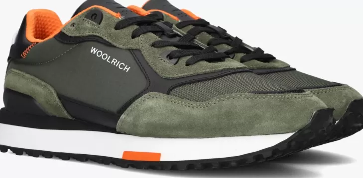 Online WOOLRICH E Lage Sneakers Retro Sneaker Man Groen