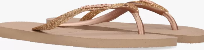 Dames HAVAIANAS Slippers^En Teenslippers Slim Glitter