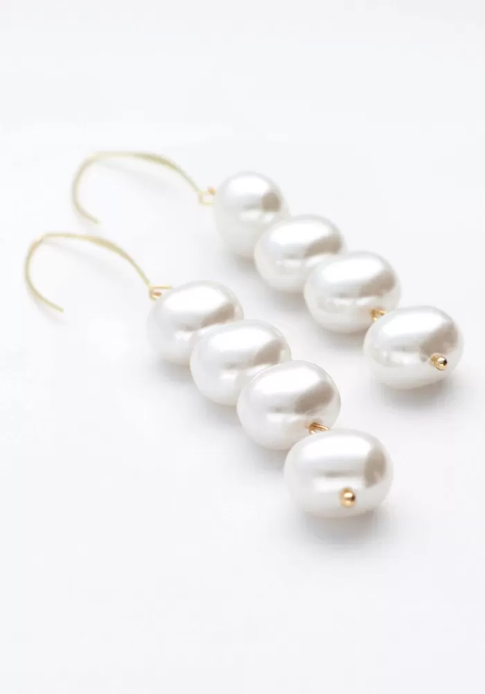 Dames NOTRE-V Sieraden^En Oorbellen Earring Pearls