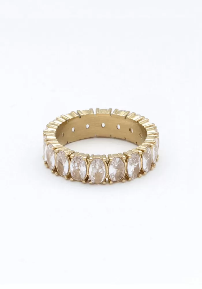 Dames NOTRE-V Sieraden^En Ring Ring Strass Crystal