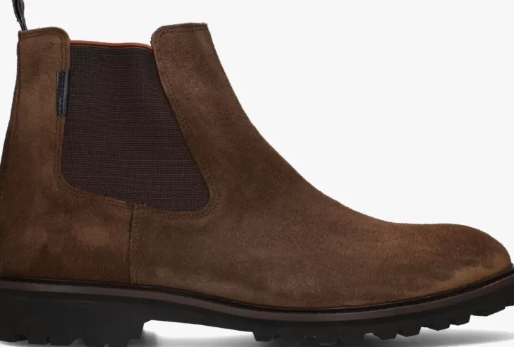 Online FLORIS VAN BOMMEL Chelsea Boots Sfm-60018 Cognac