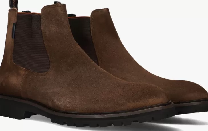 Online FLORIS VAN BOMMEL Chelsea Boots Sfm-60018 Cognac