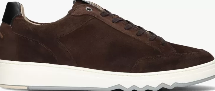 Best FLORIS VAN BOMMEL Lage Sneakers Sfm-10183 Cognac