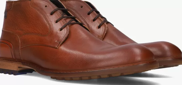 Online FLORIS VAN BOMMEL Nette Schoenen Sfm-50141 Cognac