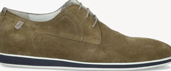 Store FLORIS VAN BOMMEL Veterschoenen Sfm-30220 Taupe