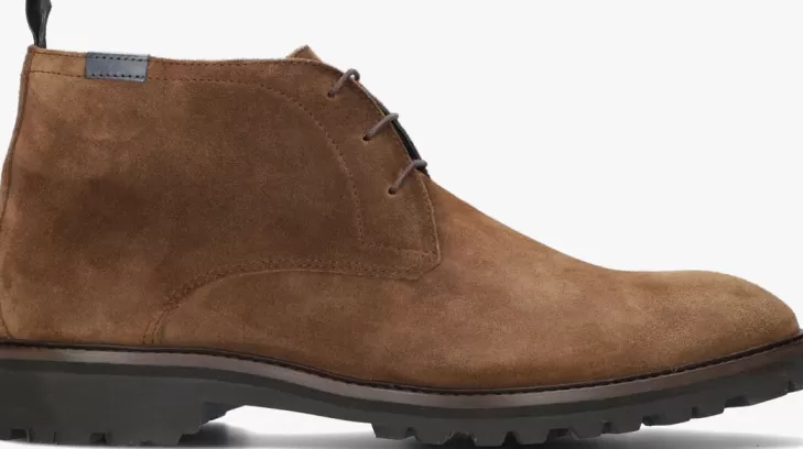 Best Sale FLORIS VAN BOMMEL Veterschoenen Sfm-50082 Cognac