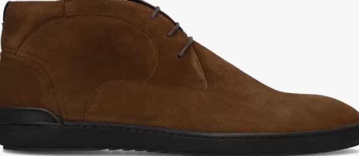 Online FLORIS VAN BOMMEL Veterschoenen Sfm-50108 Cognac