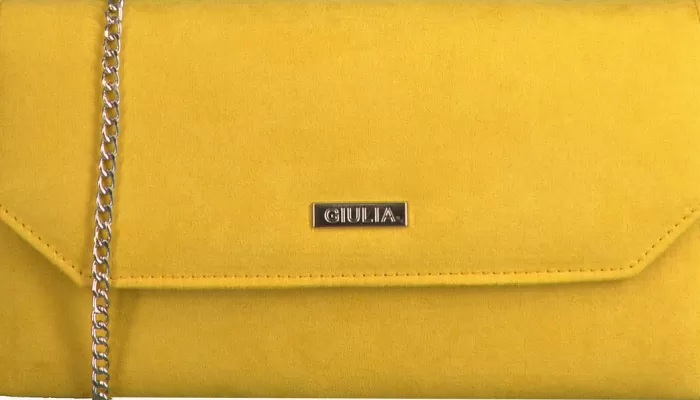 Dames GIULIA Clutches^Gele Clutch G.Handbag