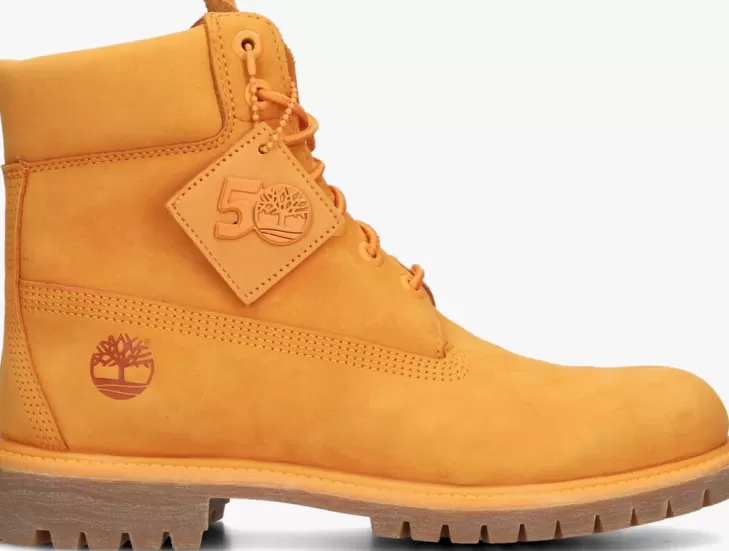 Discount TIMBERLAND Gele Veterboots 6 Inch Premium Boot Geel