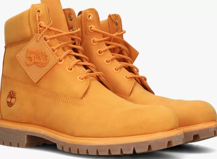 Discount TIMBERLAND Gele Veterboots 6 Inch Premium Boot Geel