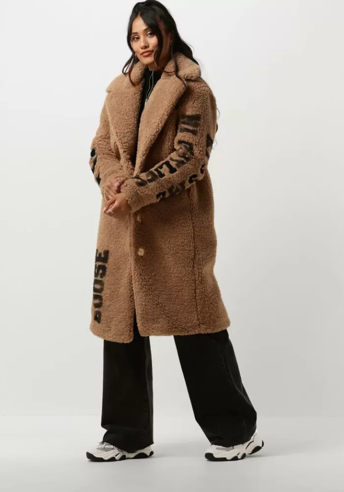 Dames GOOSECRAFT Jassen^ Teddy Jas Gc Rhonda Script Coat