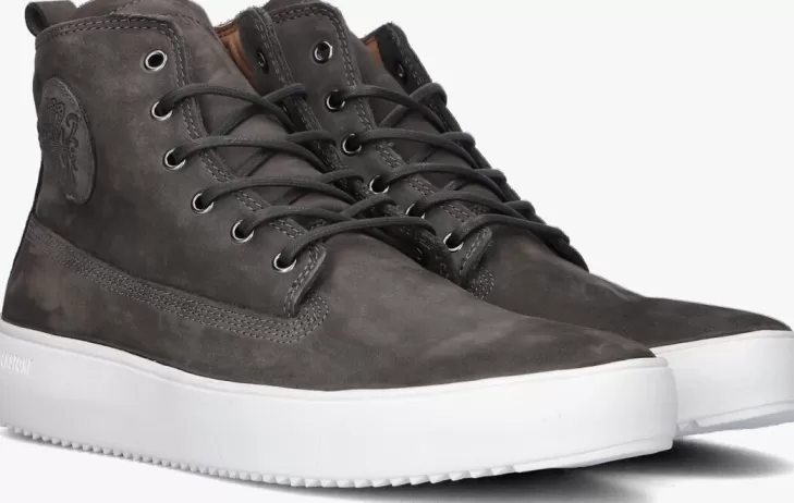 Flash Sale BLACKSTONE Grijze Hoge Sneaker Aspen Grijs