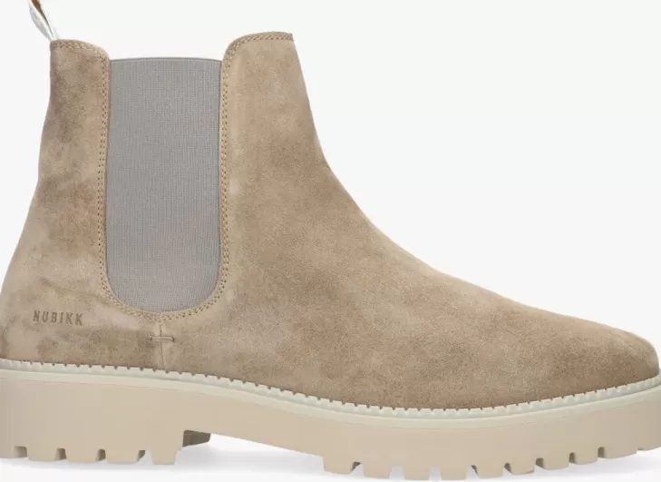 Outlet NUBIKK Grijze Chelsea Boots Logan Rai Grijs