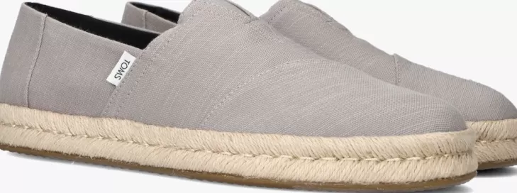 Best TOMS Grijze Loafers Alp Rope 2.0 Grijs