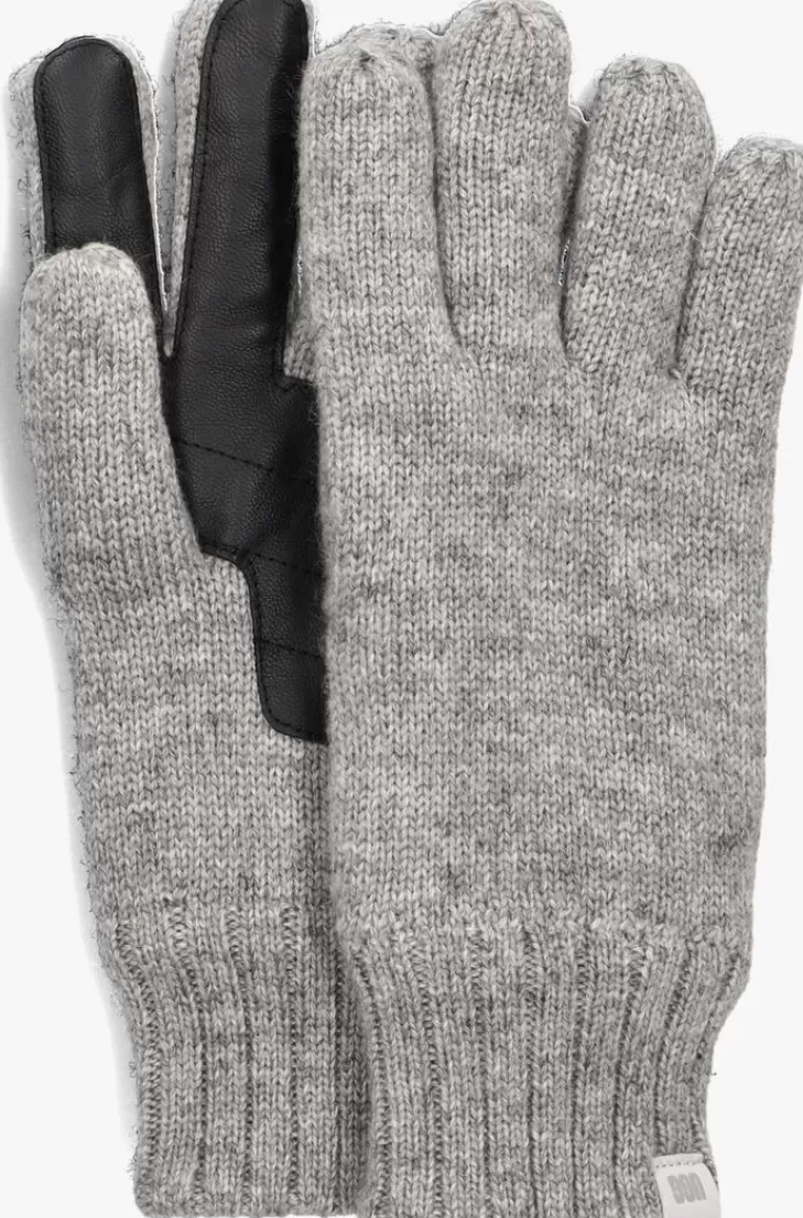 Online UGG Grijze Handschoenen Knit Beanie And Glove Set Grijs