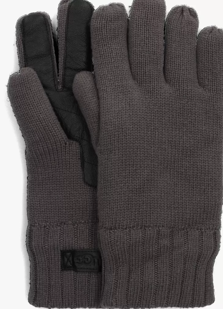 Outlet UGG Grijze Handschoenen Knit Beanie With Glove Set Grijs