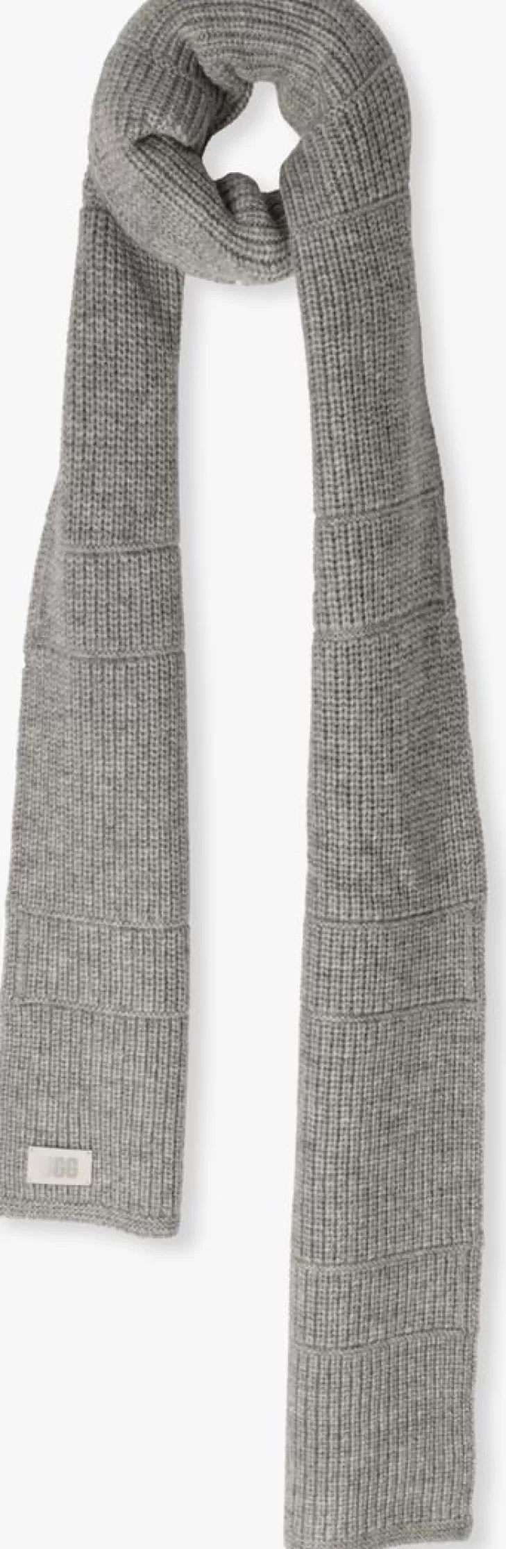 New UGG Grijze Sjaal Knit Ribbed Scarf Grijs