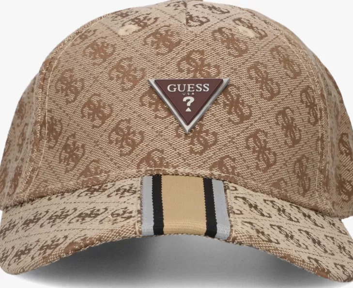 Flash Sale GUESS Pet Strave Baseball Cap Beige