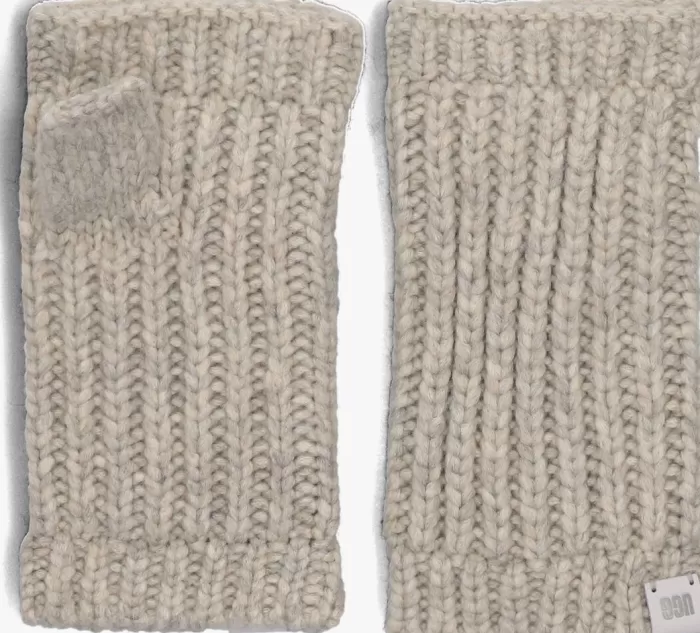 Dames UGG Handschoenen^Lichtgrijze Handschoenen Chunky Fingerless Mitten