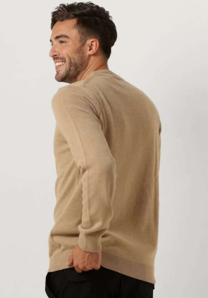 Best LYLE & SCOTT Trui Crew Neck Lambswool Blend Jumper Beige