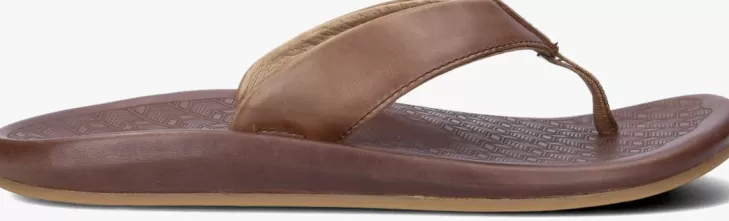 New OLUKAI Slippers Ilikai Cognac