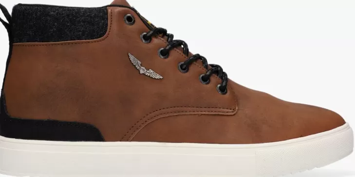 Sale PME LEGEND Hoge Sneaker Lexing-T Cognac