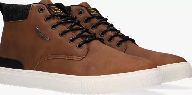 Sale PME LEGEND Hoge Sneaker Lexing-T Cognac